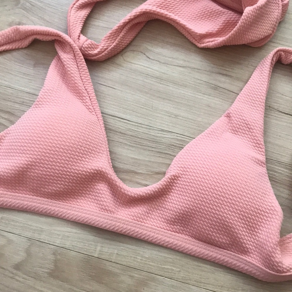 Blush pink textured bikini set - Picture 7 of 8